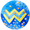 the Aquarius glyph